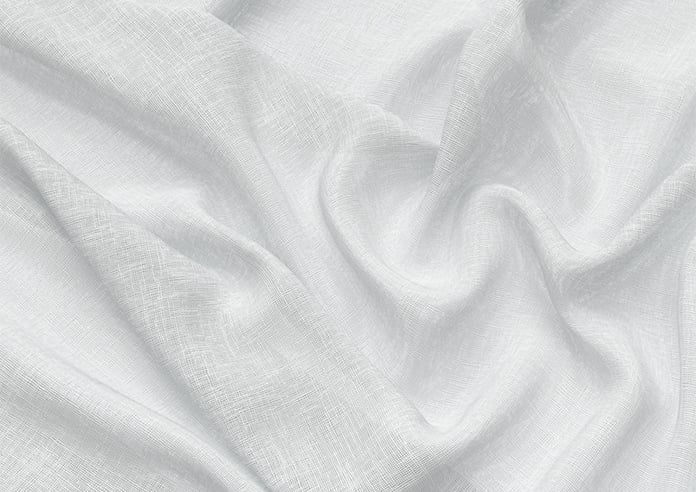 Kalahari Voile, Pure White - Motorised Roman Blind - Image 4